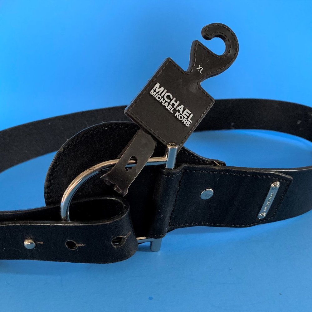 Michael Kors Leather Belt SZ. XL 38-40 in Great Condition Pre Owned
